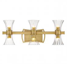 Savoy House 8-9702-6-322 - Bennington 6-Light LED Bathroom Vanity Light in Warm Brass
