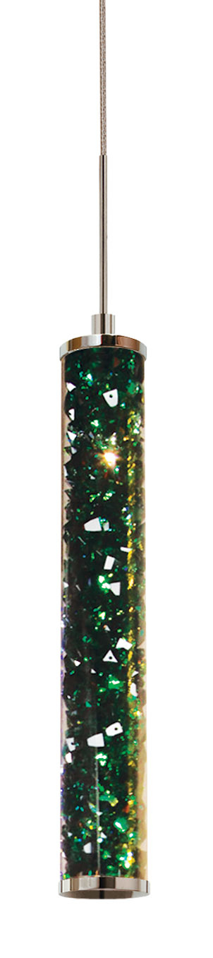 Pendant Jazz Crystal Emerald PC 2.8W 3000K For Monorail