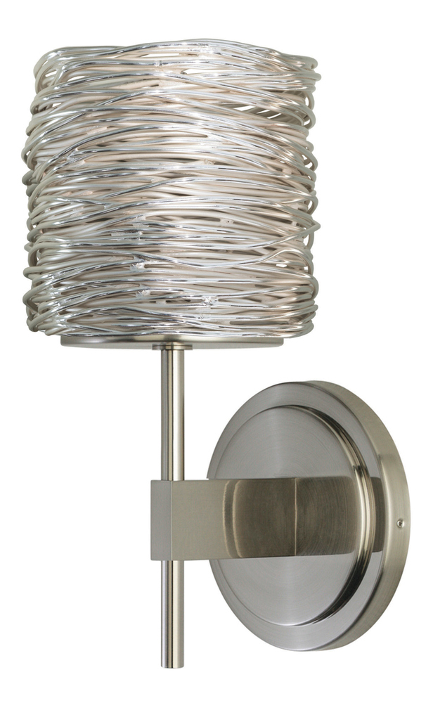 Wall Sconce Short Coil Silver Bronze Hal G4 35W 700lm