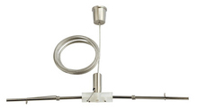 Stone Lighting CSCBLADJ12SN - Adjustable Cable Hanger 12ft Satin Nickel