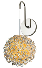 Stone Lighting WS536SIPNX3 - Wall Sconce Kurly Sphere Silver Polished Nickel Hal G4 35W 700lm