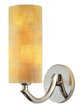 Stone Lighting WS132MBMSBZX3 - Wall Sconce Onyx Cylinder Marble Mosaic Bronze GY6.35 Xenon 35W