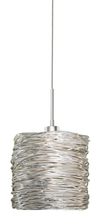 Stone Lighting PD537SISNX3M - Pendant Coil Short Silver Satin Nickel Hal G4 35W 700lm Monopoint
