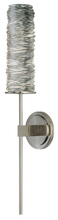 Stone Lighting WS533SIPNX3 - Wall Sconce Long Coil Cylinder Silver Polished Nickel Hal G4 35W 700lm