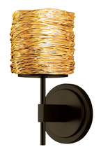 Stone Lighting WS537GOBZX3 - Wall Sconce Short Coil Gold Bronze Hal G4 35W 700lm