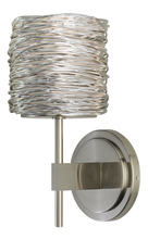 Stone Lighting WS537SIBZX3 - Wall Sconce Short Coil Silver Bronze Hal G4 35W 700lm
