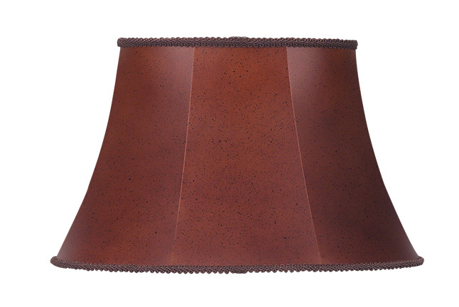 Oval Leatherette Shade