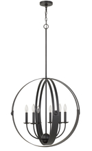 CAL Lighting FX-3737-6 - 60W X 6 Valais Metal Chandelier