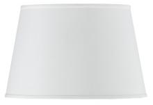 CAL Lighting SH-1249 - Hardback White Faux Silk Shade