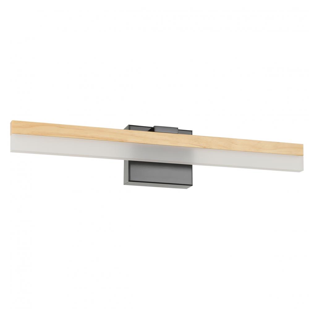 Integrated LED Bath/Vanity Light With a Natural Wood Finish 10.5W Integrated LED