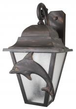 Melissa Lighting DL179066 - Americana Collection Dolphin Series Model DL179066 Large Outdoor Wall Lantern