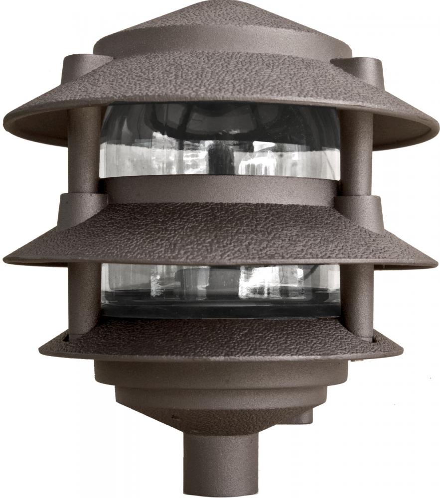 PAGODA FIX 3 TIER 10"TOP 1/2"BASE INCAND 120V