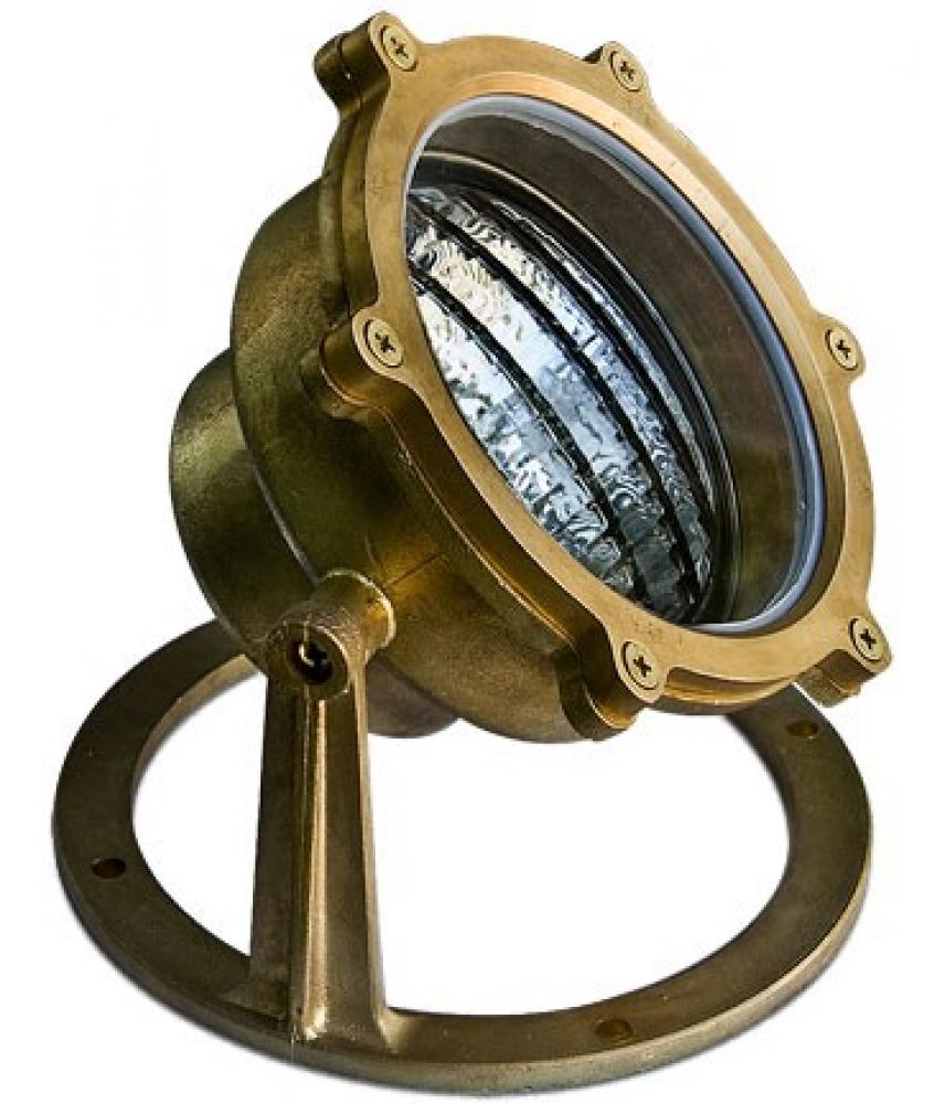 BRASS W/21' CORD UNDERWATER 35W PAR36 12V