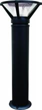 Dabmar D480-LED112-B - CAST ALUM BOLLARD G24 2PIN 20W 112 LEDS 120-277V