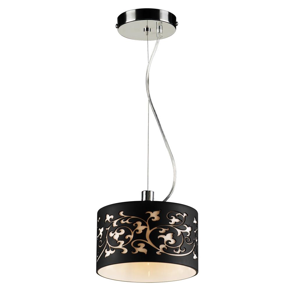 1 Light Mini Pendant Tuxedo Collection 81821 BLACK