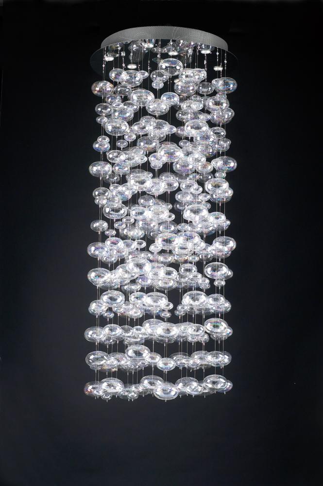 10 Light Chandelier Bubbles Collection 96966 PC