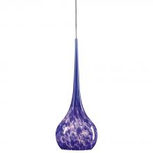 PLC Lighting 396 BLUE - PLC 1 Light Mini Pendant Pompeii Collection 396 BLUE