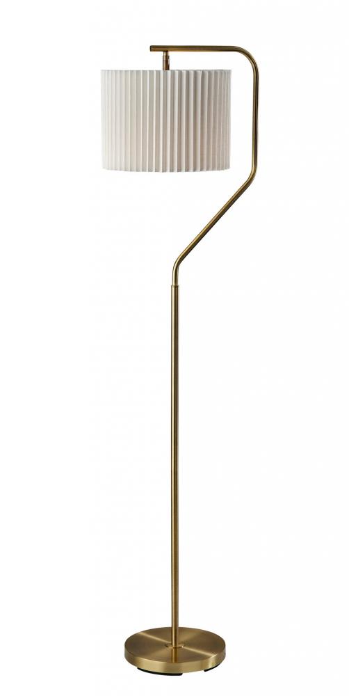 Evan Floor Lamp - Antique Brass