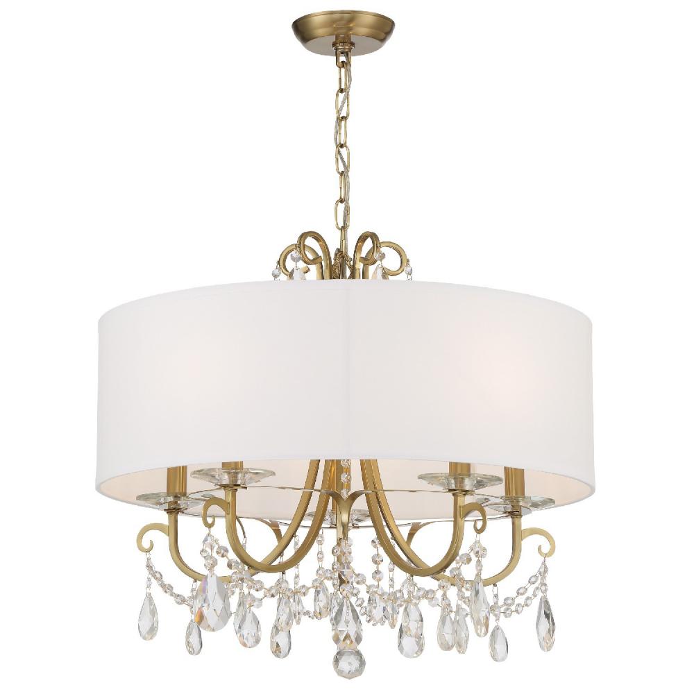 Othello 5 Light Vibrant Gold Chandelier