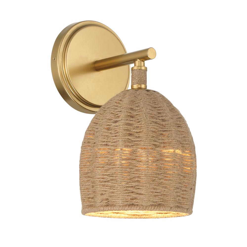 Jace 1 Light Soft Gold Sconce