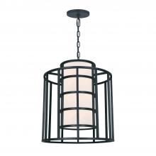 Crystorama 9597-MK - Brian Patrick Flynn for Crystorama Hulton 6 Light Matte Black Chandelier