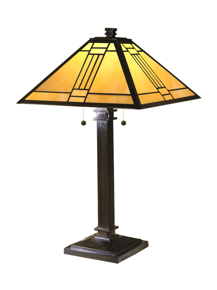 Noir Tiffany Mission Table Lamp