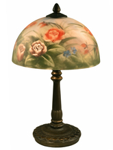 Dale Tiffany 10057/610 - Rose Dome Hand Painted Table Lamp