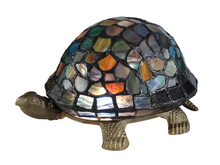 Dale Tiffany 7908/816A - Blue Turtle Tiffany Accent Table Lamp