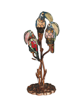 Dale Tiffany TA60179 - Three Parrots Tiffany Table Lamp