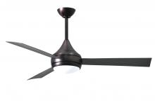 Matthews Fan Company DA-BB-BS - Donaire wet location 3-Blade paddle fan constructed of 316 Marine Grade Stainless Steel