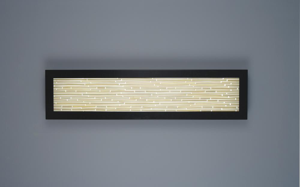 V-II - Bronze - Fluorescent - Structured Bamboo - 9x24