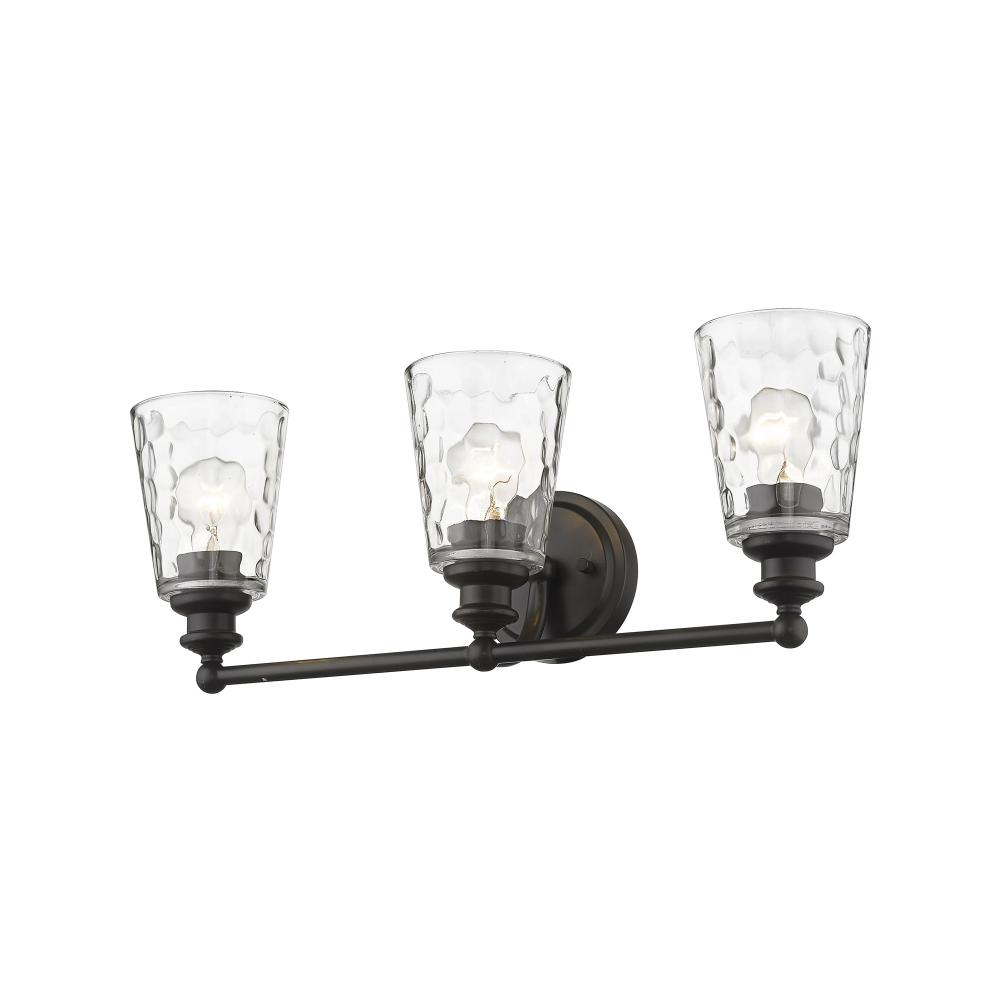 Mae 3-Light Oil-Rubbed Bronze Sconce