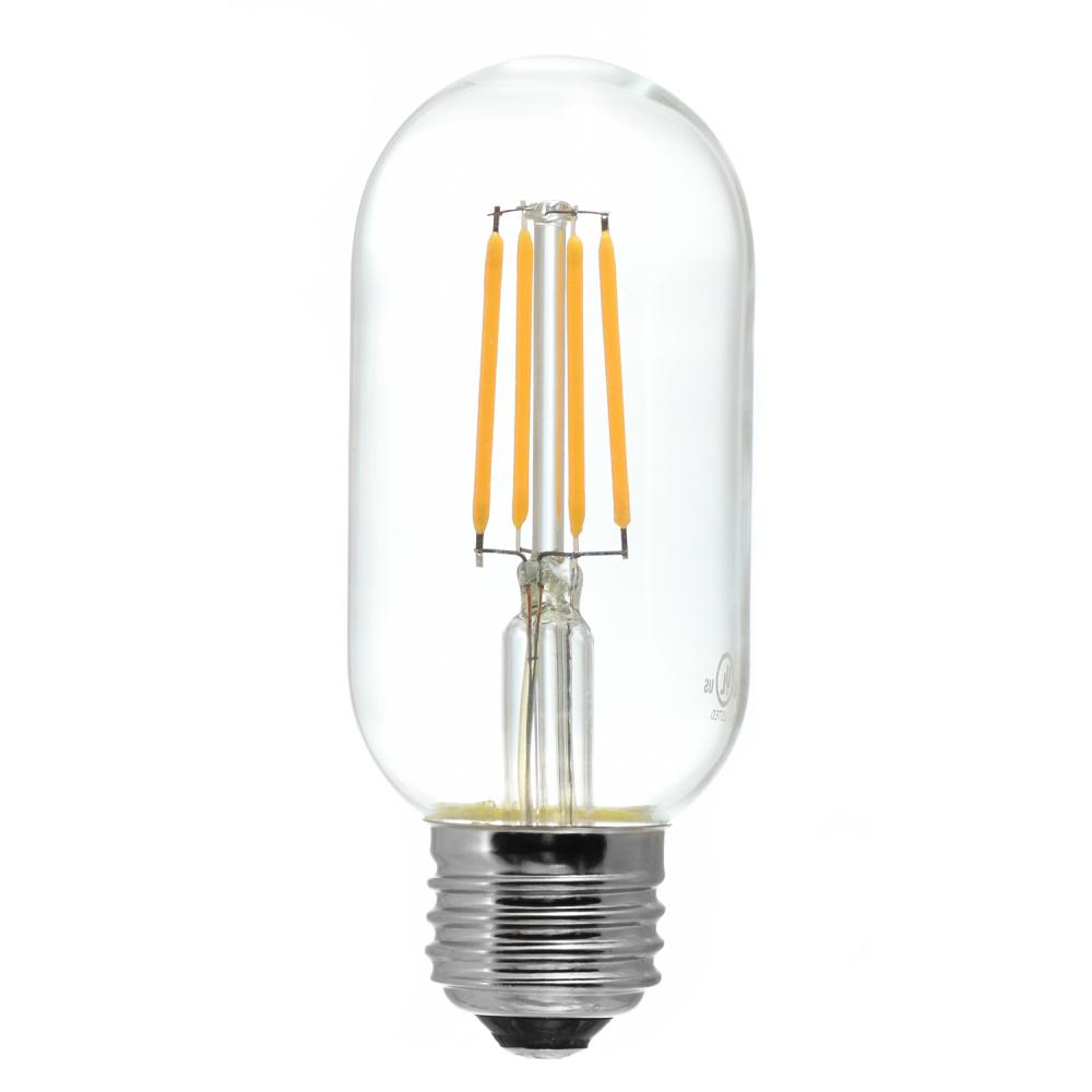 40W Equivalent Medium Base (E26) Warm White (2700K) Dimmable Clear LED T14 Light Bulb