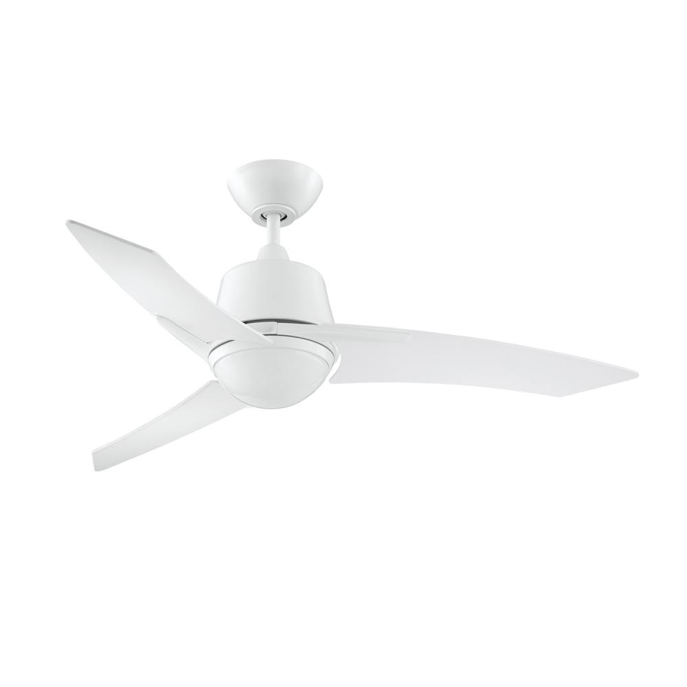 Scimitar 44 in. LED White Ceiling Fan