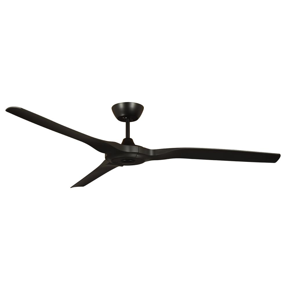 RADICAL 60 in. Black DC Motor Ceiling Fan