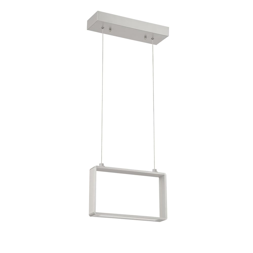 QUADRON 1-Light Aluminum LED Pendant - Small