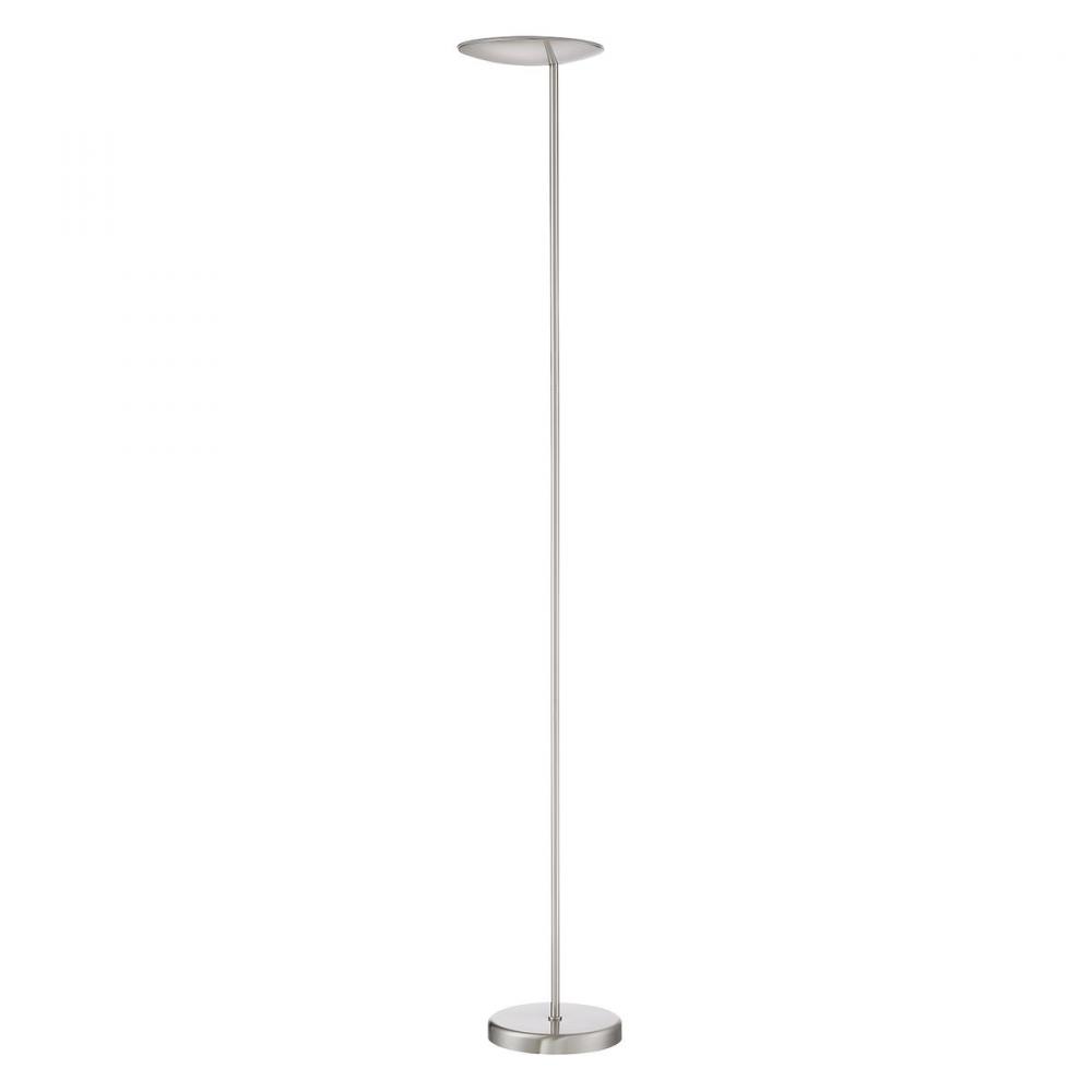 IVVO 72 in. Satin Nickel LED Torchiere