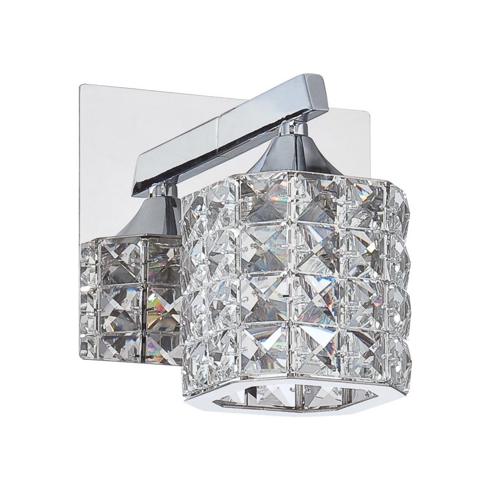 SHIMERA 1-Light Chrome Vanity Light