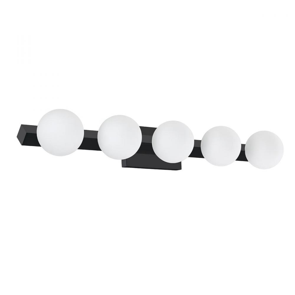 ORBITRON 5-Light Black Vanity