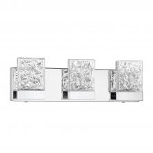 Kendal VF9803-5CH - ASTRON 3-Light-LED Chrome Vanity Light with Glass style #5