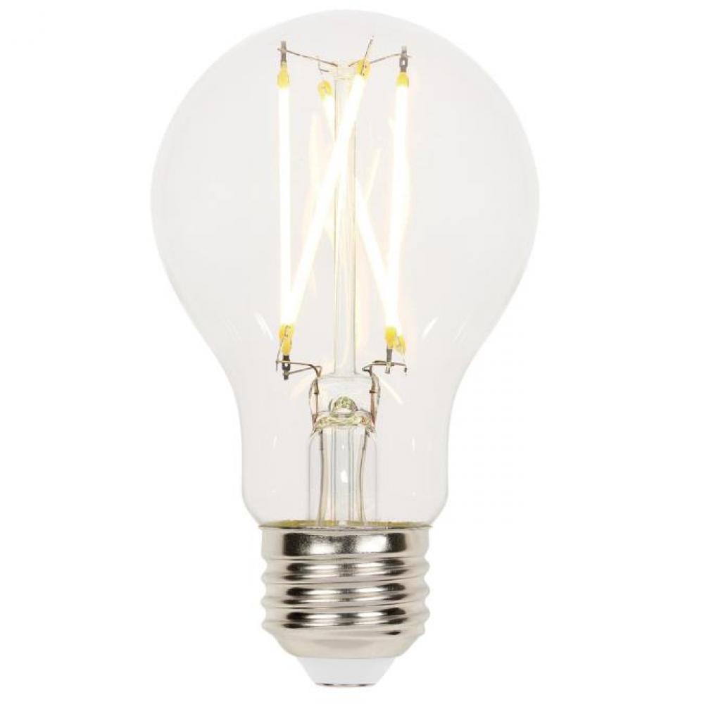 9W A19 Filament LED Dimmable Clear 2700K E26 (Medium) Base, 120 Volt, Box