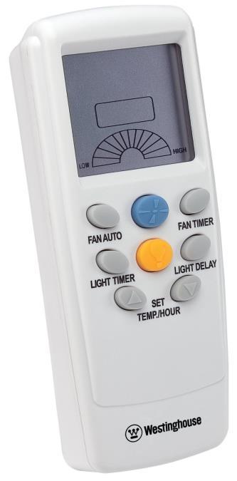 Thermostat 3 Speed Ceiling Fan and Light Remote Control