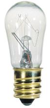 Westinghouse 452500 - 6W S6 Incandescent Clear E12 (Candelabra) Base, 130 Volt, Box