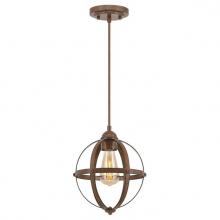 Westinghouse 6110600 - Mini Pendant Barnwood Finish