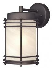Westinghouse 6230700 - Wall Fixture Oil Rubbed Bronze Finish White Alabaster Glass