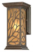 Westinghouse 6315000 - Wall Fixture Victorian Bronze Finish Amber Frosted Glass