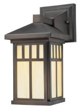Westinghouse 6732800 - Wall Fixture Oil Rubbed Bronze Finish Honey Art Glass