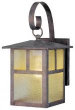 Westinghouse 6793000 - Wall Fixture Bronze Patina Finish Clear Textured Glass