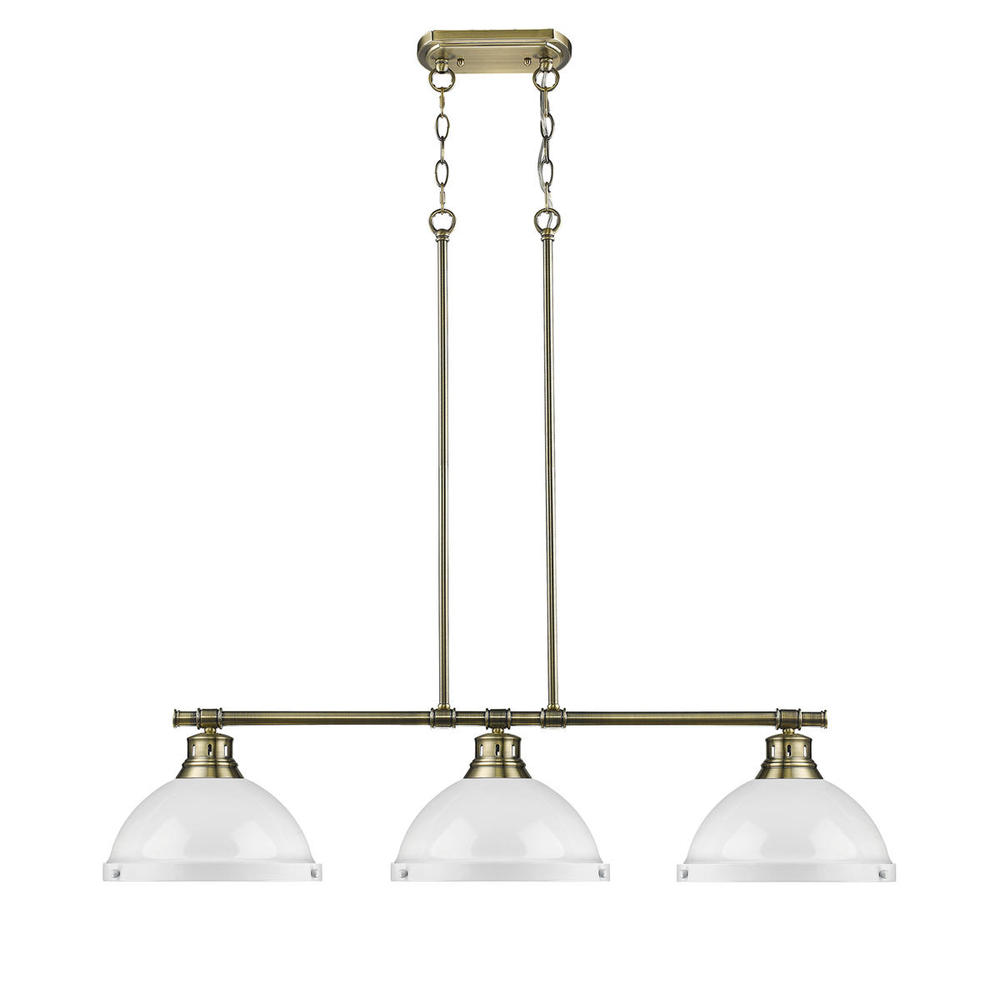 Duncan 1-Light Pendant with Chain in Rubbed Bronze with Chrome
