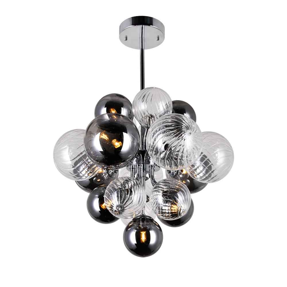 Pallocino 8 Light Chandelier With Chrome Finish